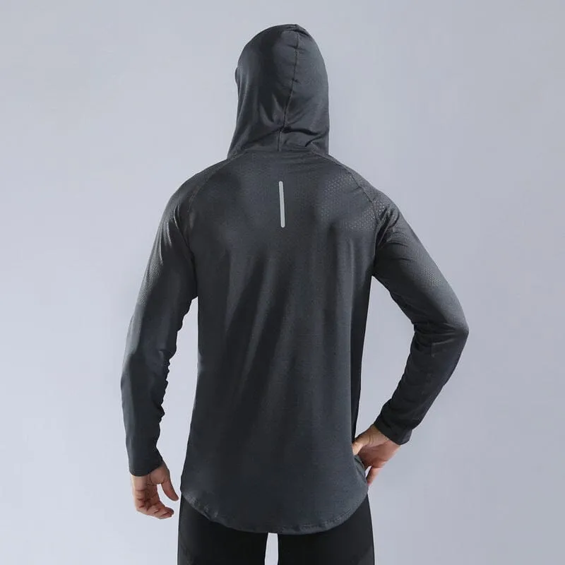 Men's Long Sleeve Hoodie T-Shirt
