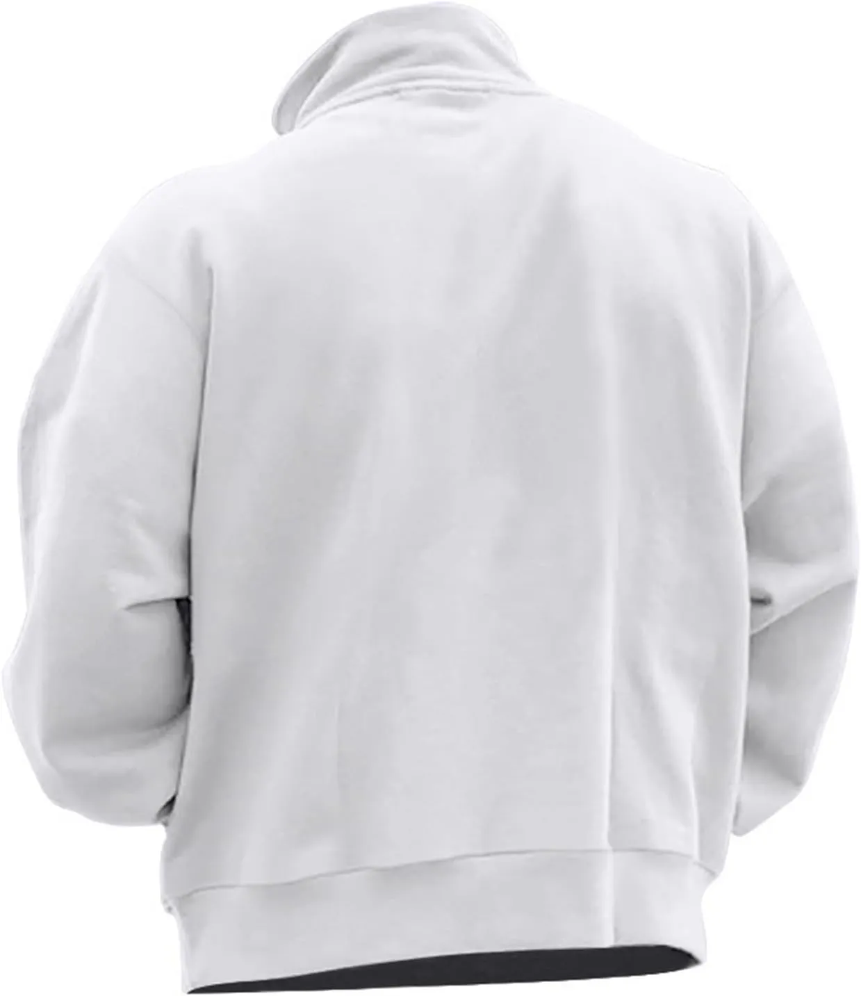 Mens Quarter Zip Up Pullover Lightweight Mock Neck Sweatshirt Casual Long Sleeve Shirt 1/4 Zip Pullover Mens 2024