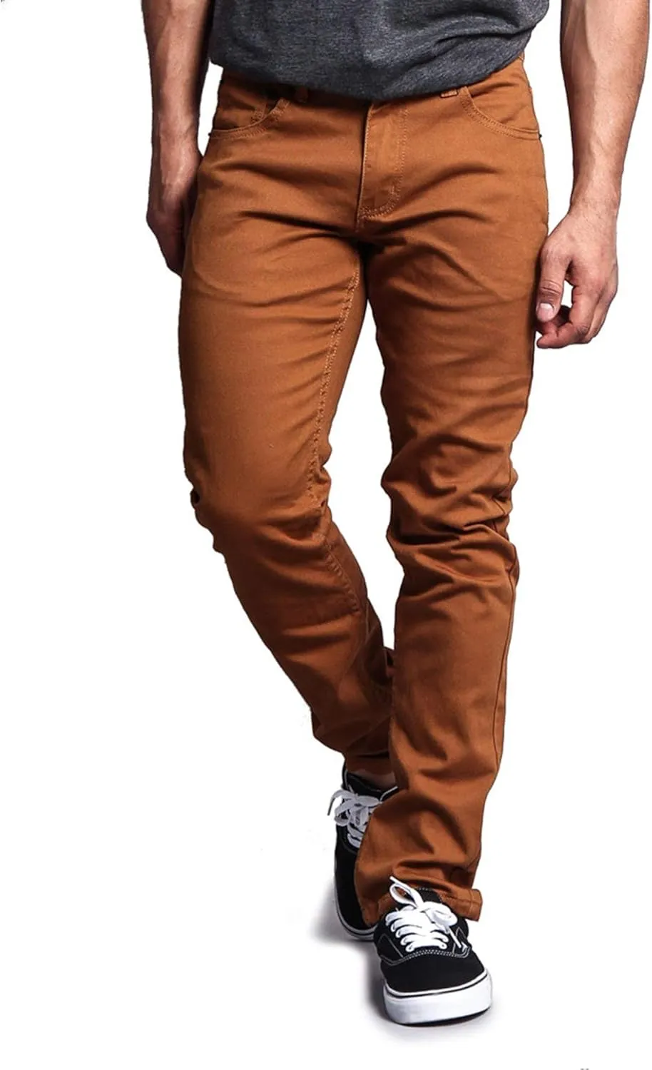 Men's Skinny Fit Color Stretch Jeans