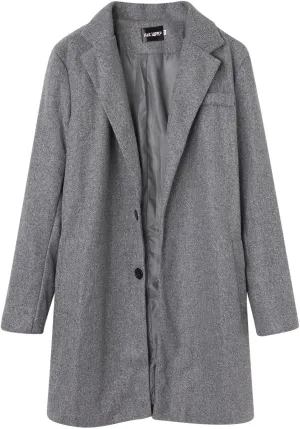 Mens Trench Coat 2023 Winter Long Jacket Double Breasted Overcoat Classic Woolen Windbreaker Jacket Overcoat Suit Jackets