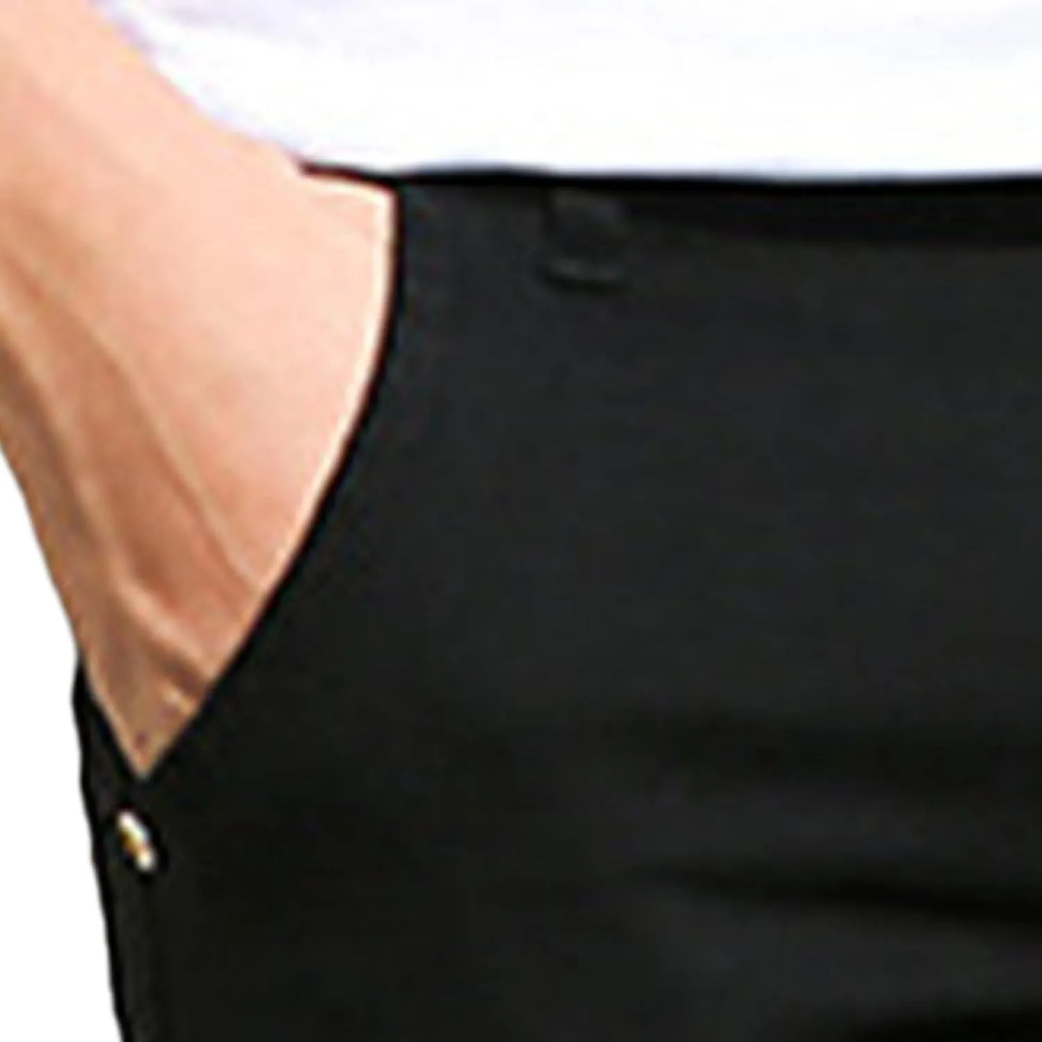 Men's Wrinkle Resistant Chino Pant Casual Men Straight Leg Pocket Stretch Trousers Slim Fit Flex Waist Pants