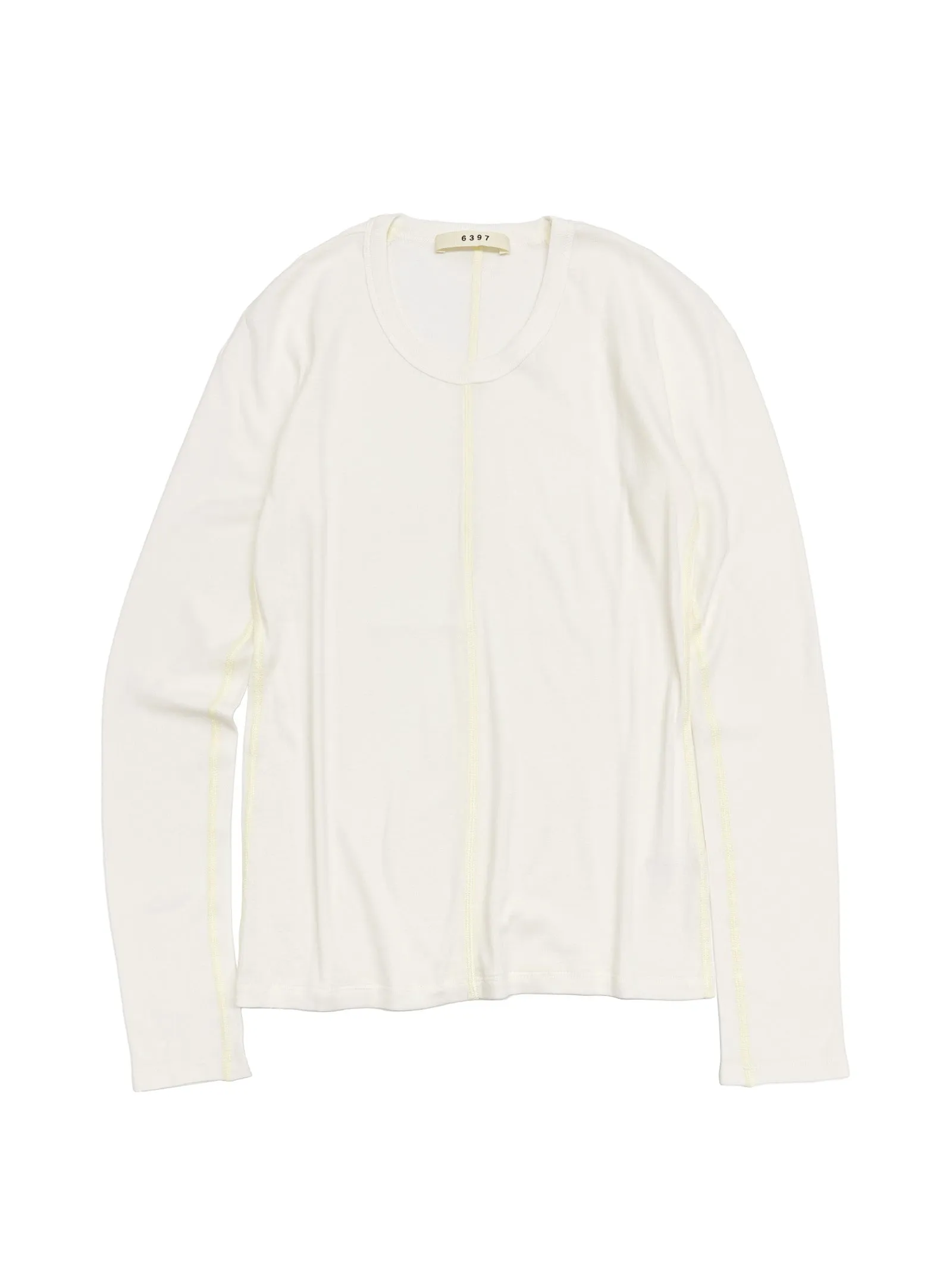 Middle Seam Longsleeve in White