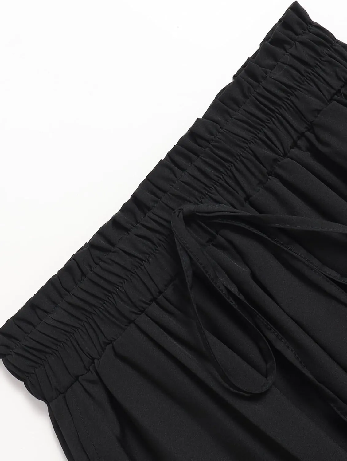 Midi Skirts for Women Elastic Waist Flowy A-line Casual Summer Beach Long Skirt