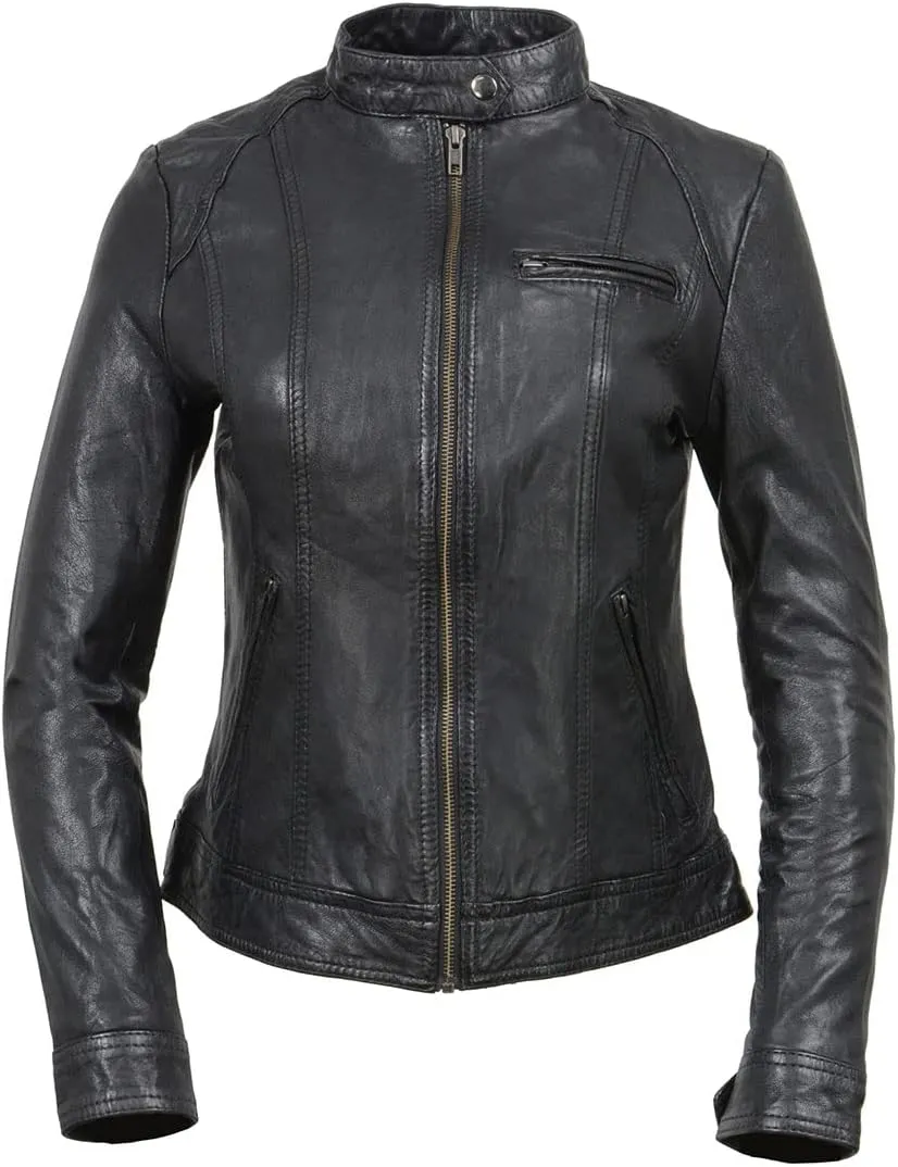 Milwaukee Leather Women's Premium Leather Casual Fashion Jackets SFL