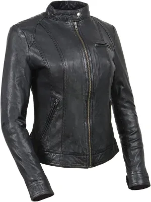 Milwaukee Leather Women's Premium Leather Casual Fashion Jackets SFL