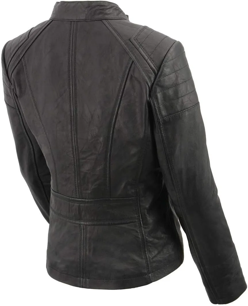 Milwaukee Leather Women's Premium Leather Casual Fashion Jackets SFL