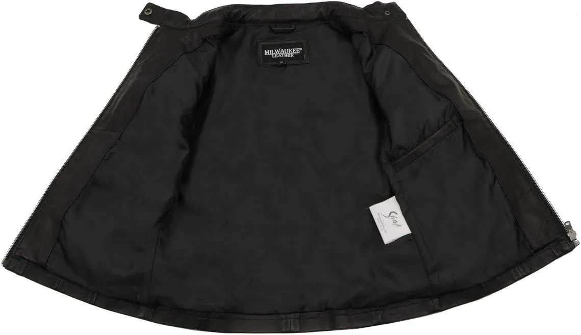 Milwaukee Leather Women's Premium Leather Casual Fashion Jackets SFL
