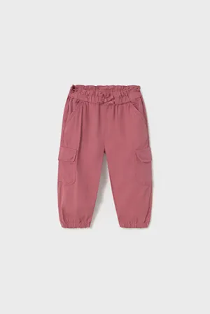 mini girl cargo twill pant