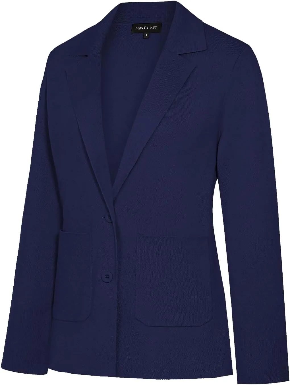 MINTLIMIT Women's Sweater Blazer Long Sleeve Lapel Button Blazers Casual Work Office Cardigan Suit Jacket with Pockets