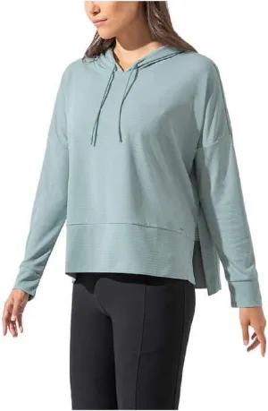 Mondetta Ladies' Ottoman Hoodie (Abiss Green, XXL)