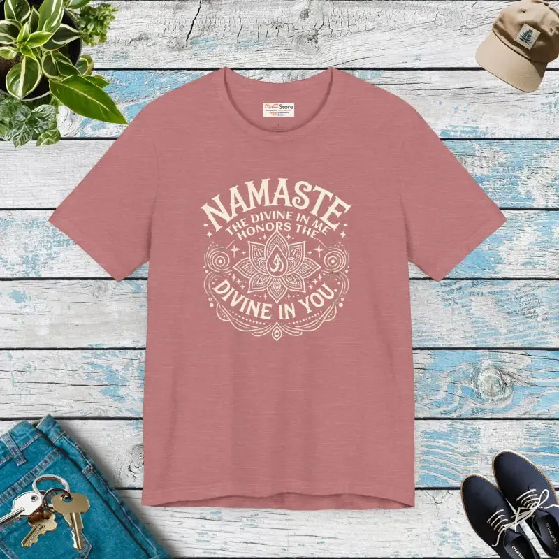 Namaste Unisex Jersey Short Sleeve Tee Divine Vibes