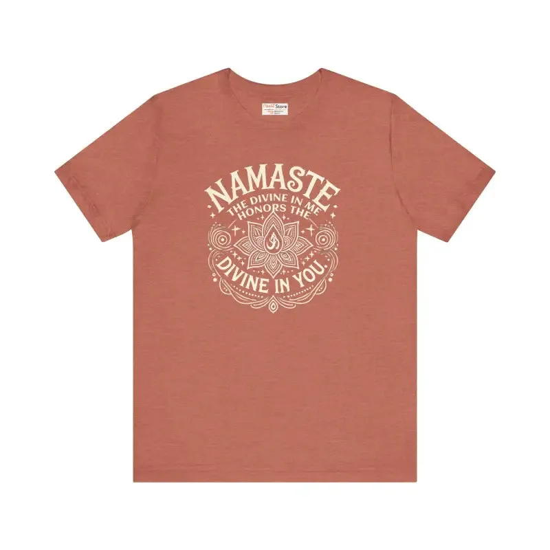 Namaste Unisex Jersey Short Sleeve Tee Divine Vibes