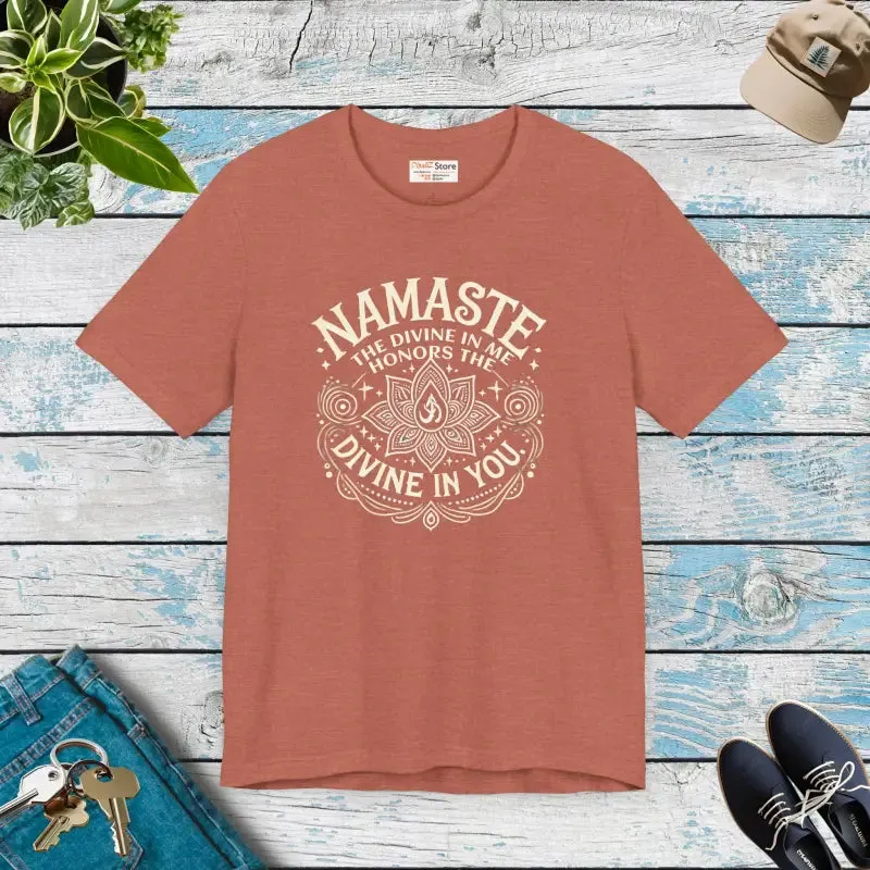 Namaste Unisex Jersey Short Sleeve Tee Divine Vibes