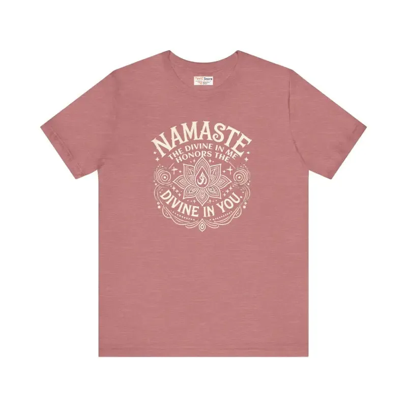 Namaste Unisex Jersey Short Sleeve Tee Divine Vibes
