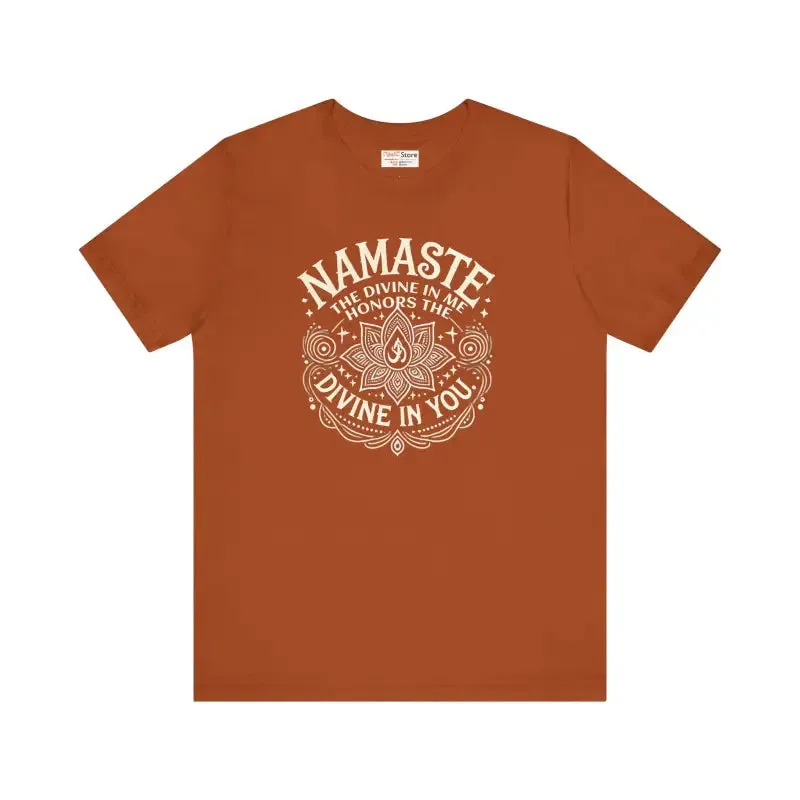 Namaste Unisex Jersey Short Sleeve Tee Divine Vibes