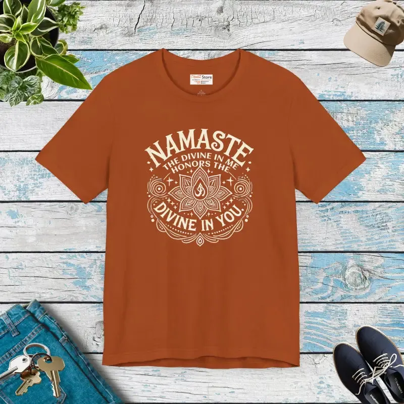 Namaste Unisex Jersey Short Sleeve Tee Divine Vibes