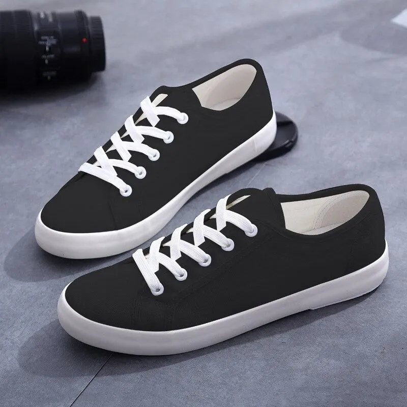 OCW Classic Sneakers Canvas Shoes Flat With Wild Fashion Art Basic Colors Design