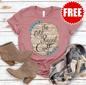 Old Rugged Cross Tee - Heather Mauve - F