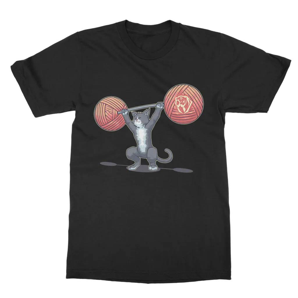 Olympic Snatch Tuxedo Cat T-shirt (UK)