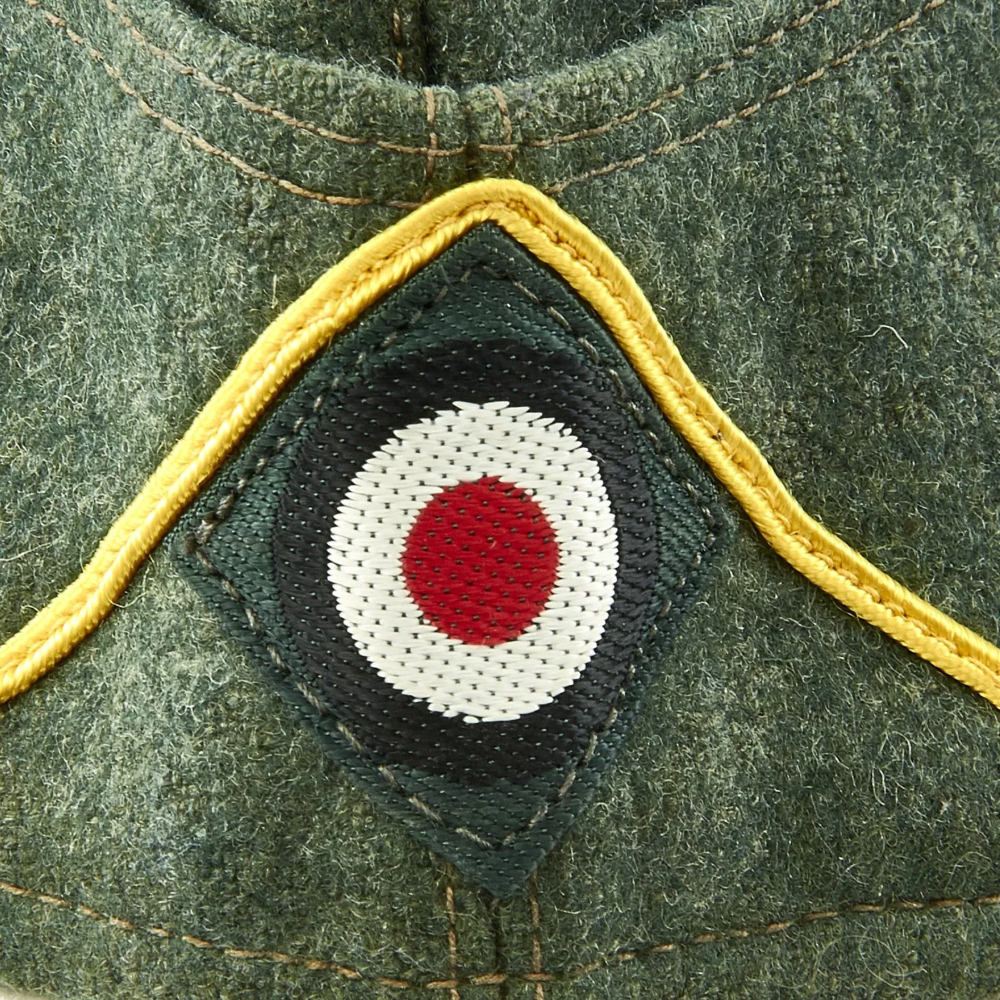 Original German WWII Kriegsmarine Coastal Artillery M38 Overseas Wool Cap size 58 1/2