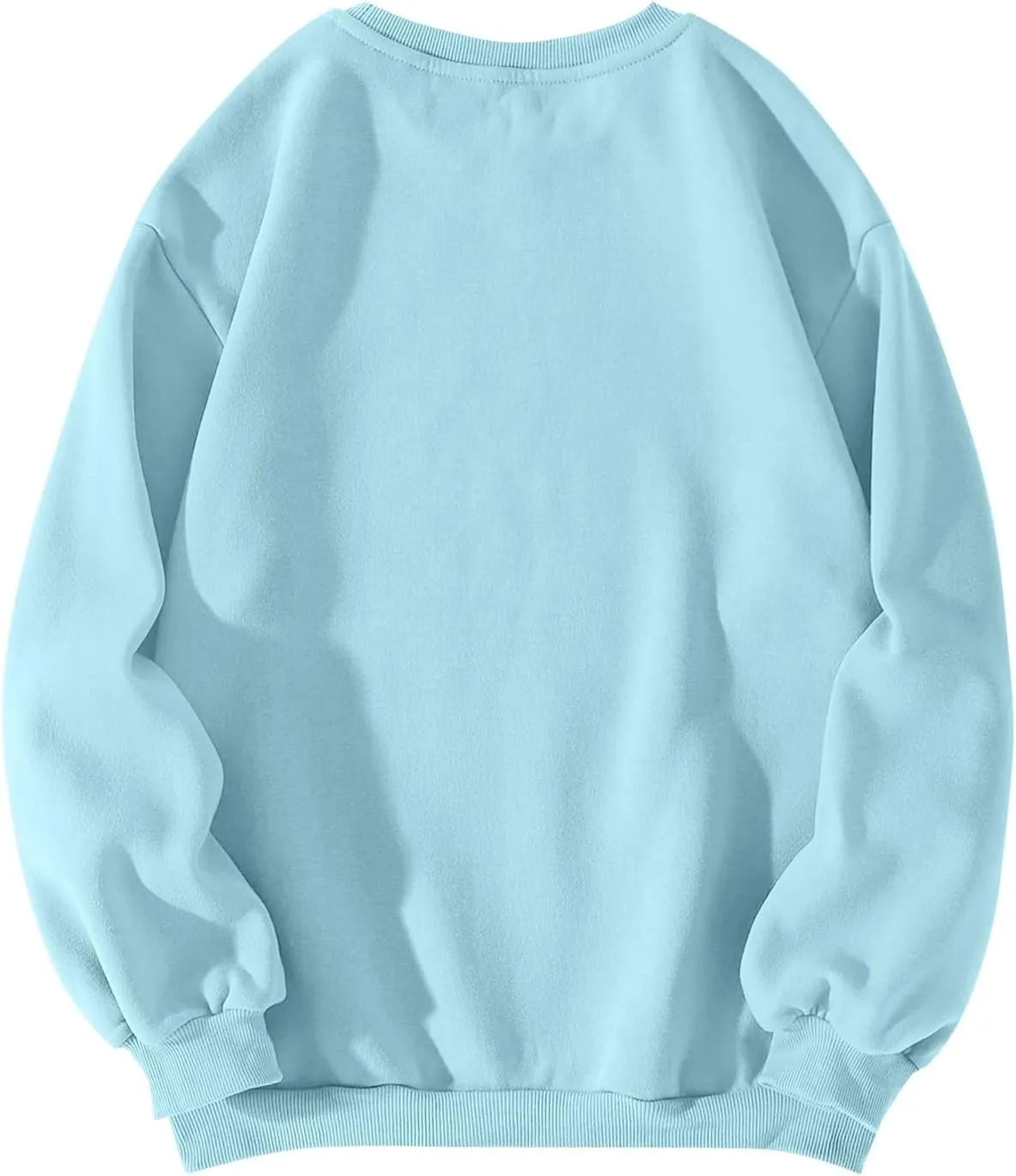 Oversized Crewneck Sweatshirt Women Cute Bow Graphic Sweatshirts Long Sleeve Fleece Pullover Bow Sweater Y2k Tops