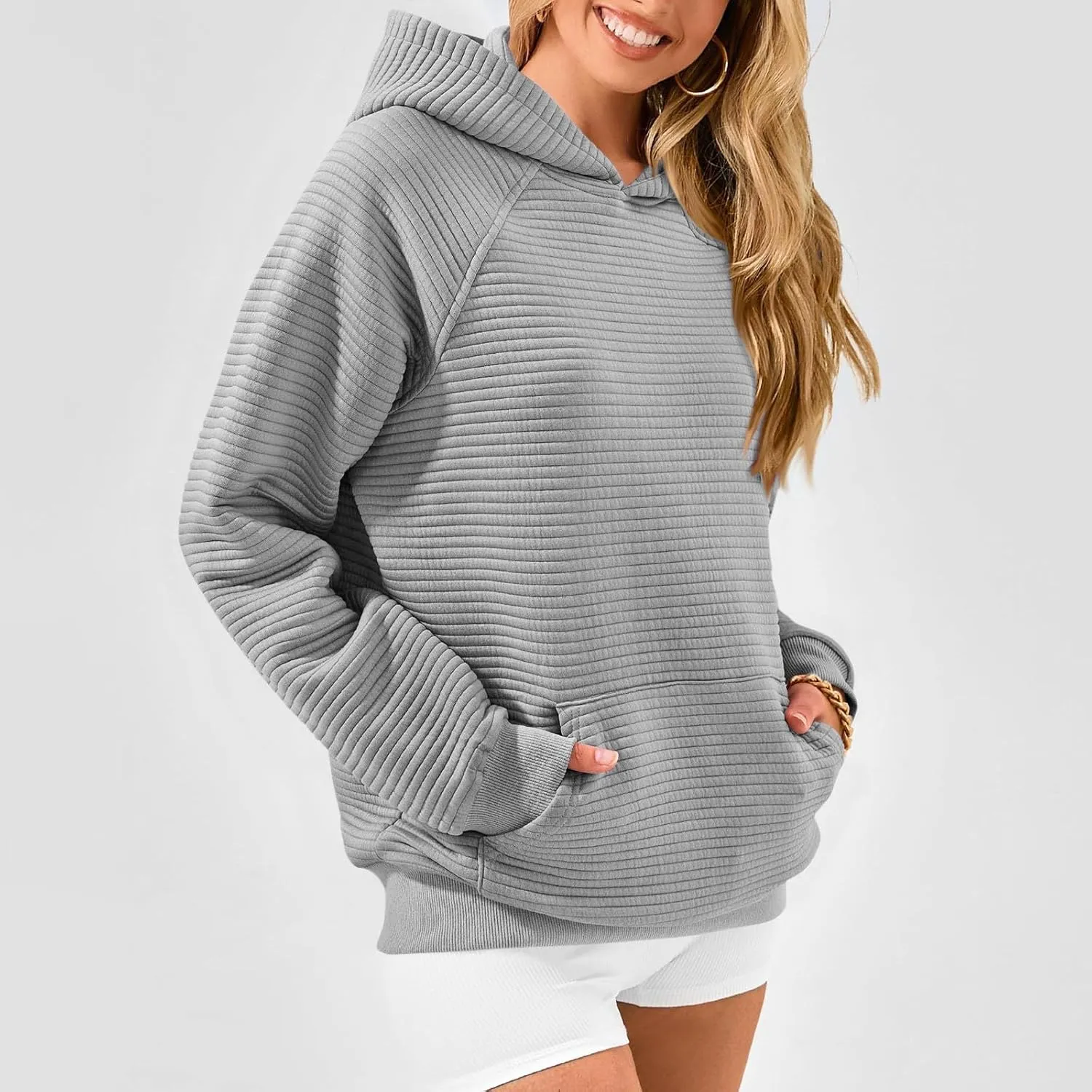 Oversized Hoodies for Women Loose Comfy Long Sleeve Hooded Sweatshirts Casual Trendy Fall Clothes with Pockets