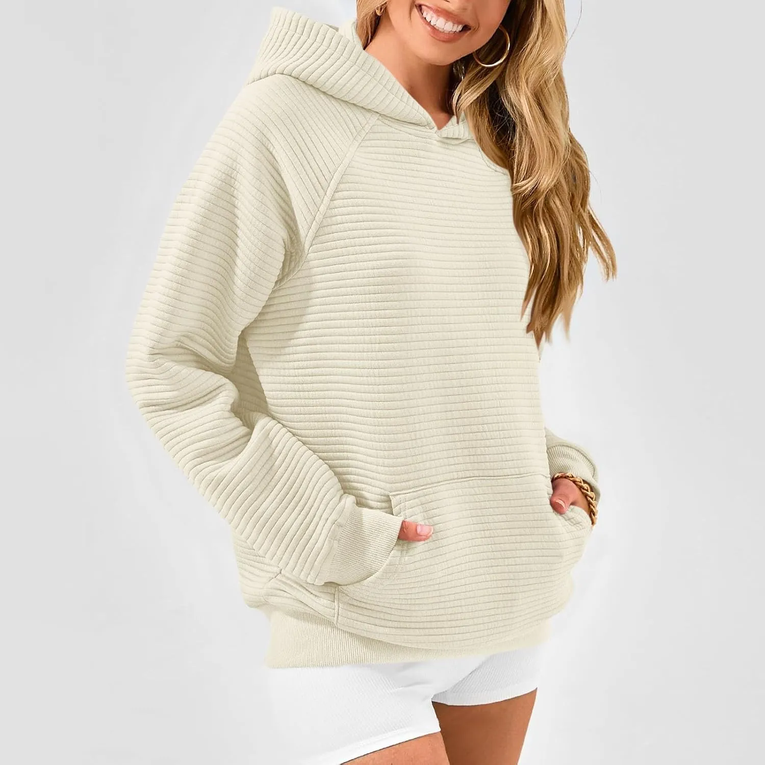 Oversized Hoodies for Women Loose Comfy Long Sleeve Hooded Sweatshirts Casual Trendy Fall Clothes with Pockets