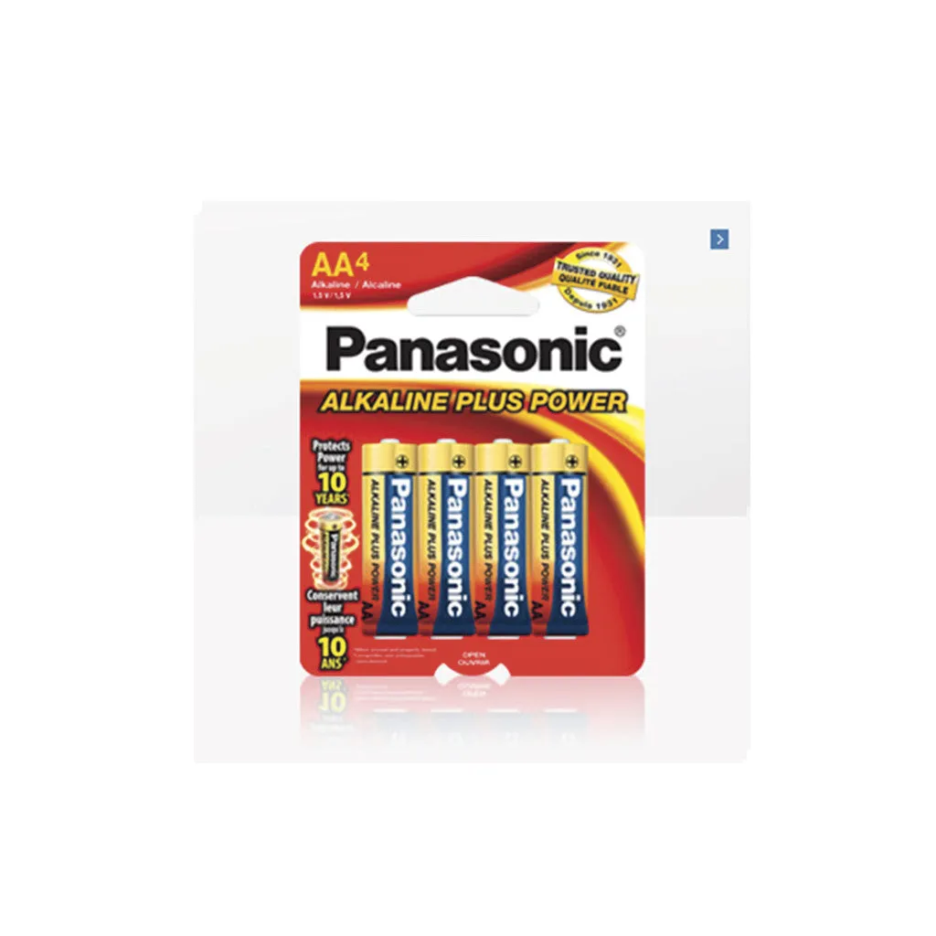 Panasonic AA Alkaline Plus Batteries