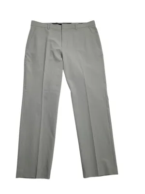Perry Ellis Portfolio Mens Modern fit Dress Pants 32 / 30 Grey Solid