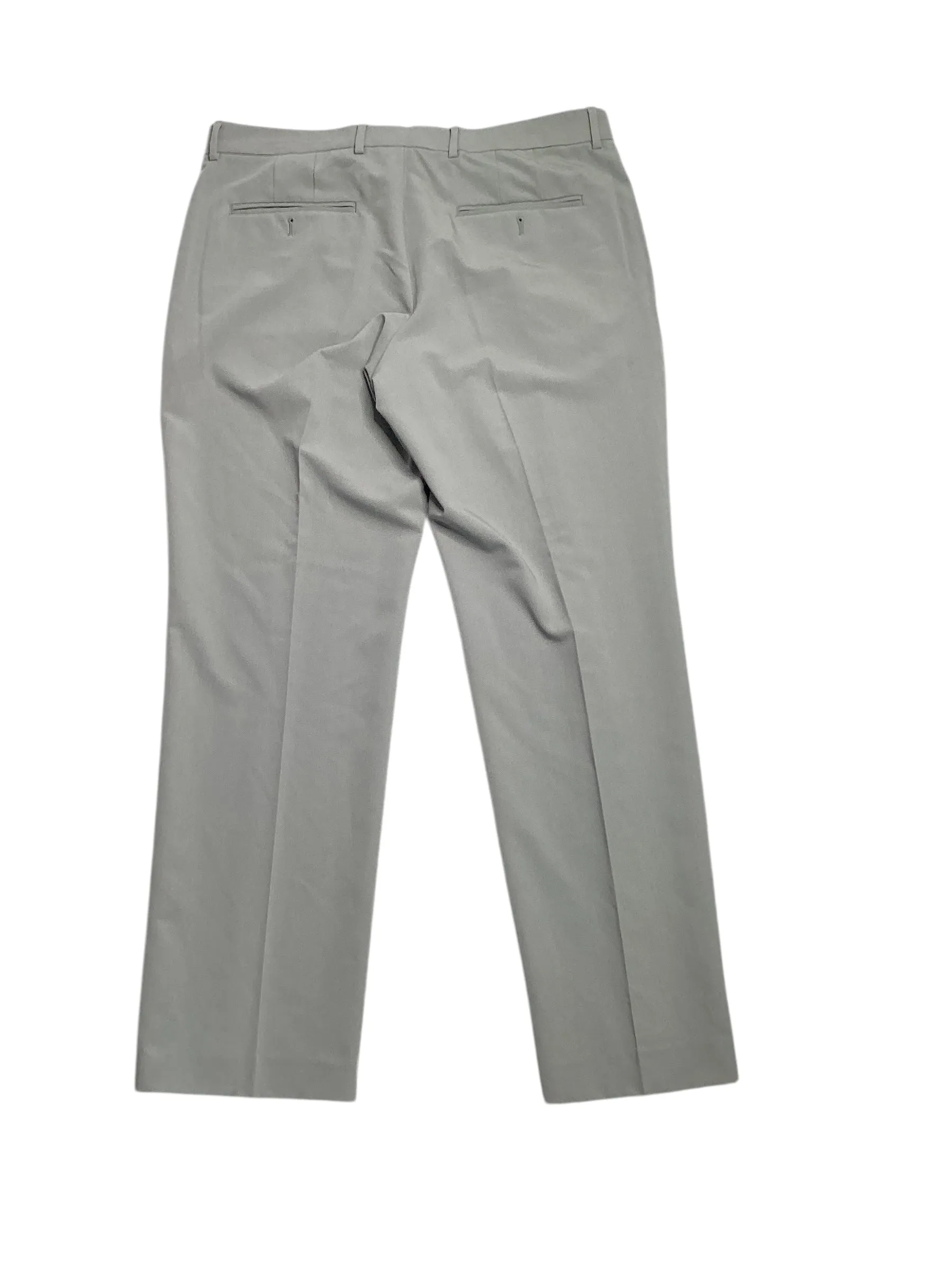 Perry Ellis Portfolio Mens Modern fit Dress Pants 32 / 30 Grey Solid