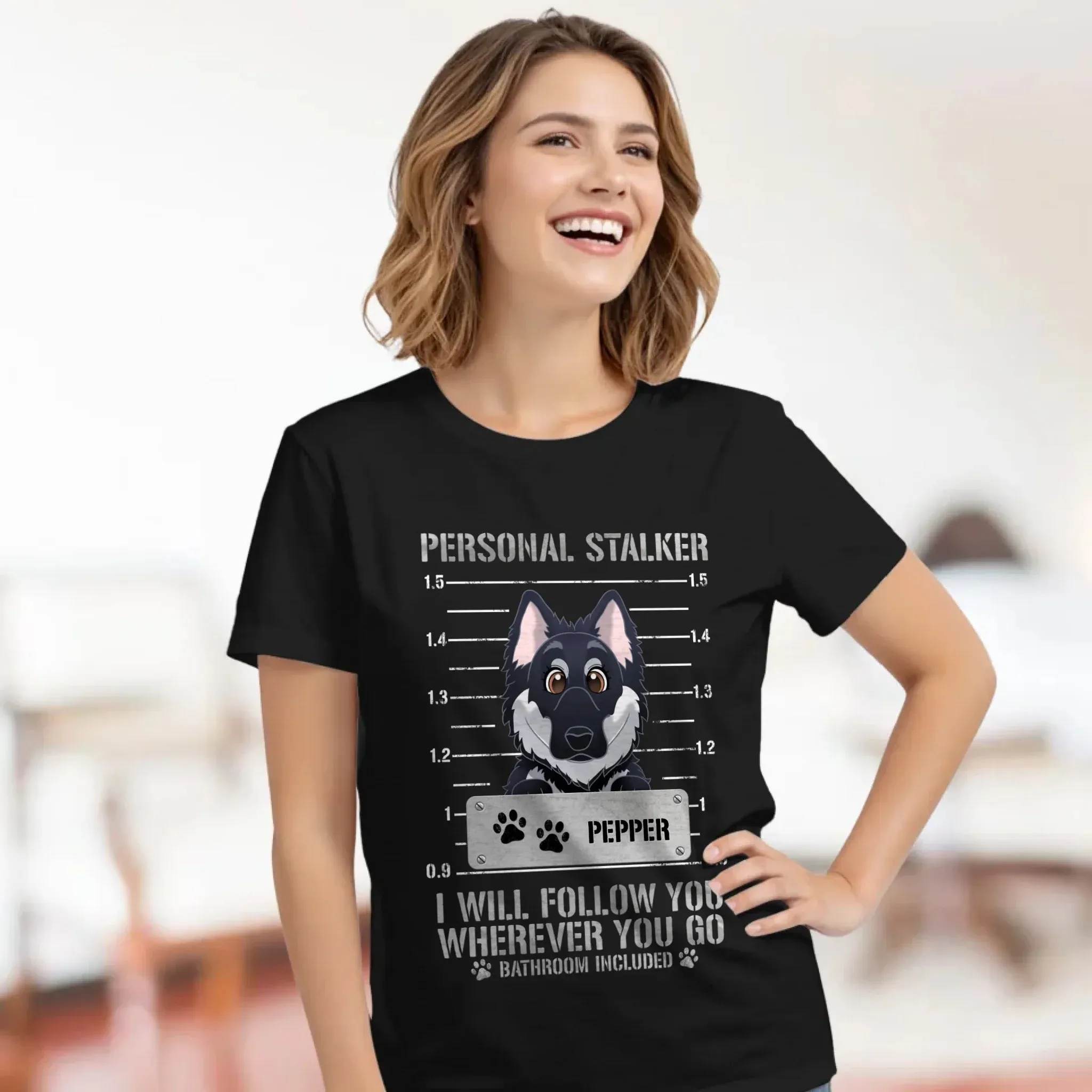 Personal Stalker - Custom Pet - Personalized Gifts For Dog Lovers - Family T-Shirt