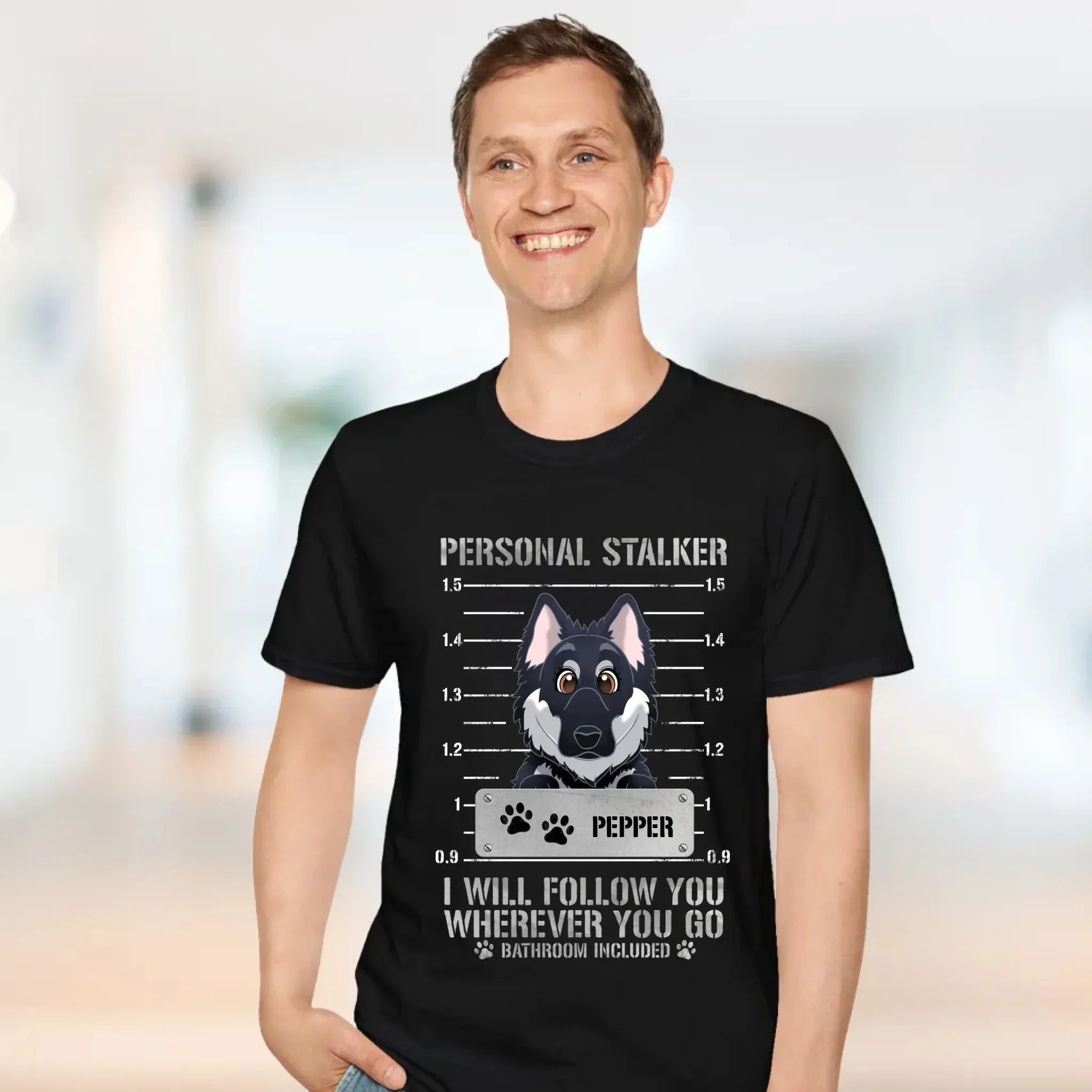 Personal Stalker - Custom Pet - Personalized Gifts For Dog Lovers - Family T-Shirt