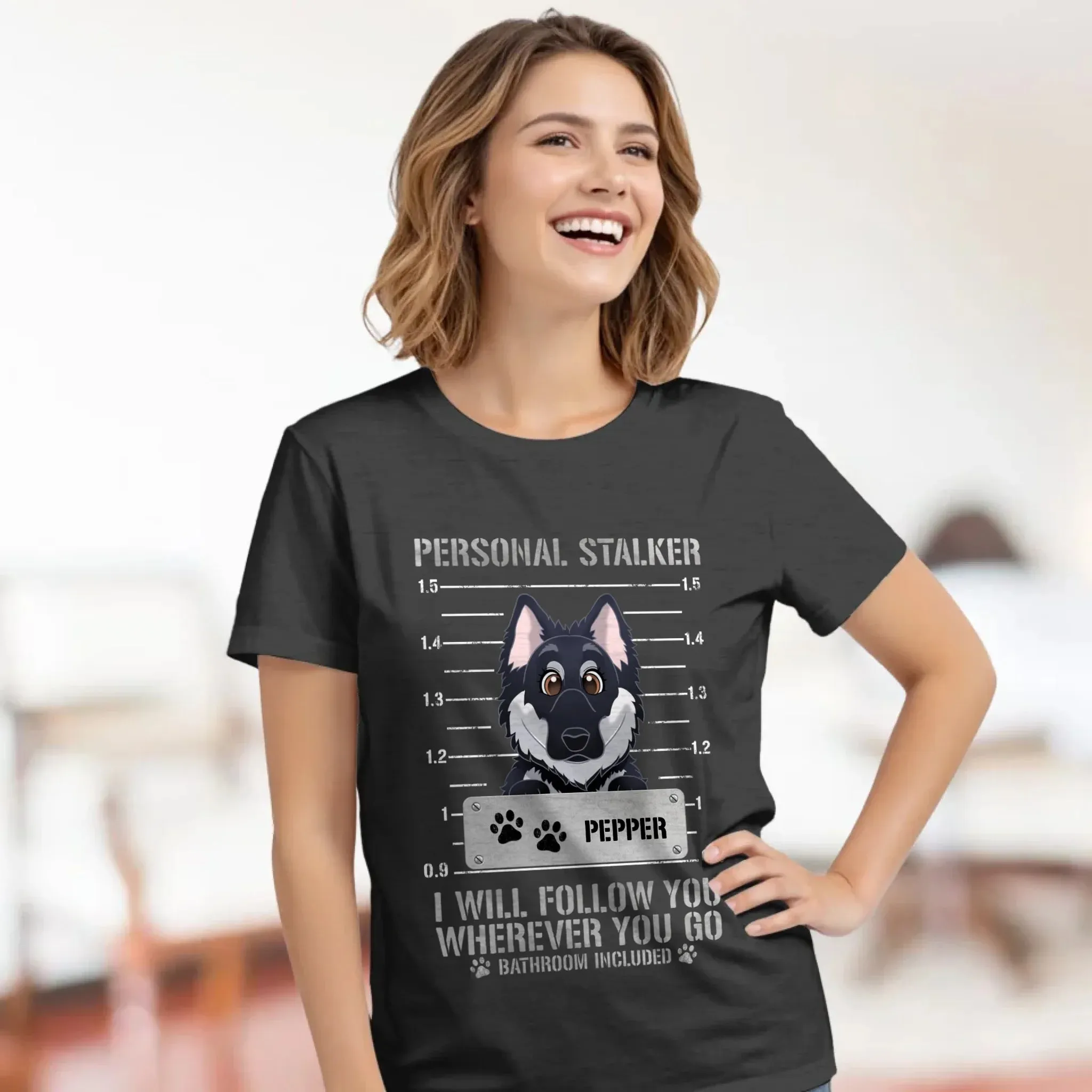 Personal Stalker - Custom Pet - Personalized Gifts For Dog Lovers - Family T-Shirt