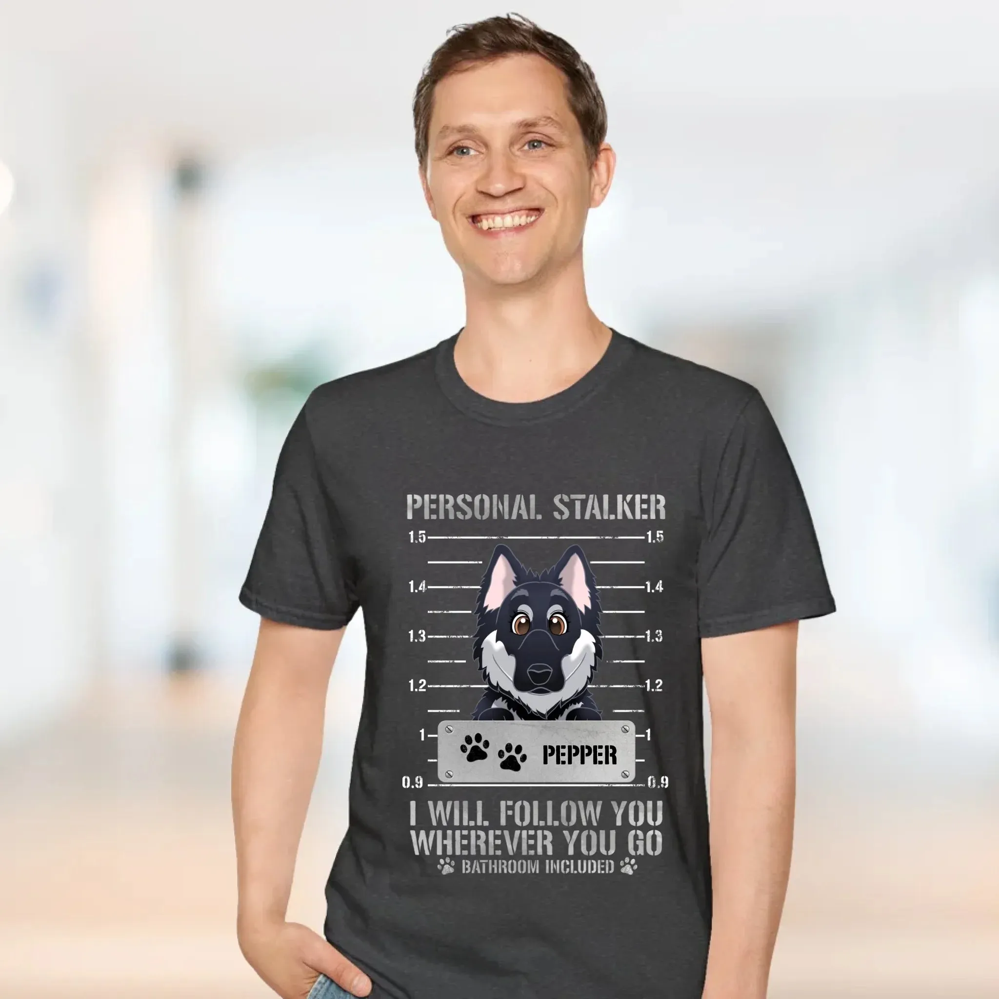 Personal Stalker - Custom Pet - Personalized Gifts For Dog Lovers - Family T-Shirt
