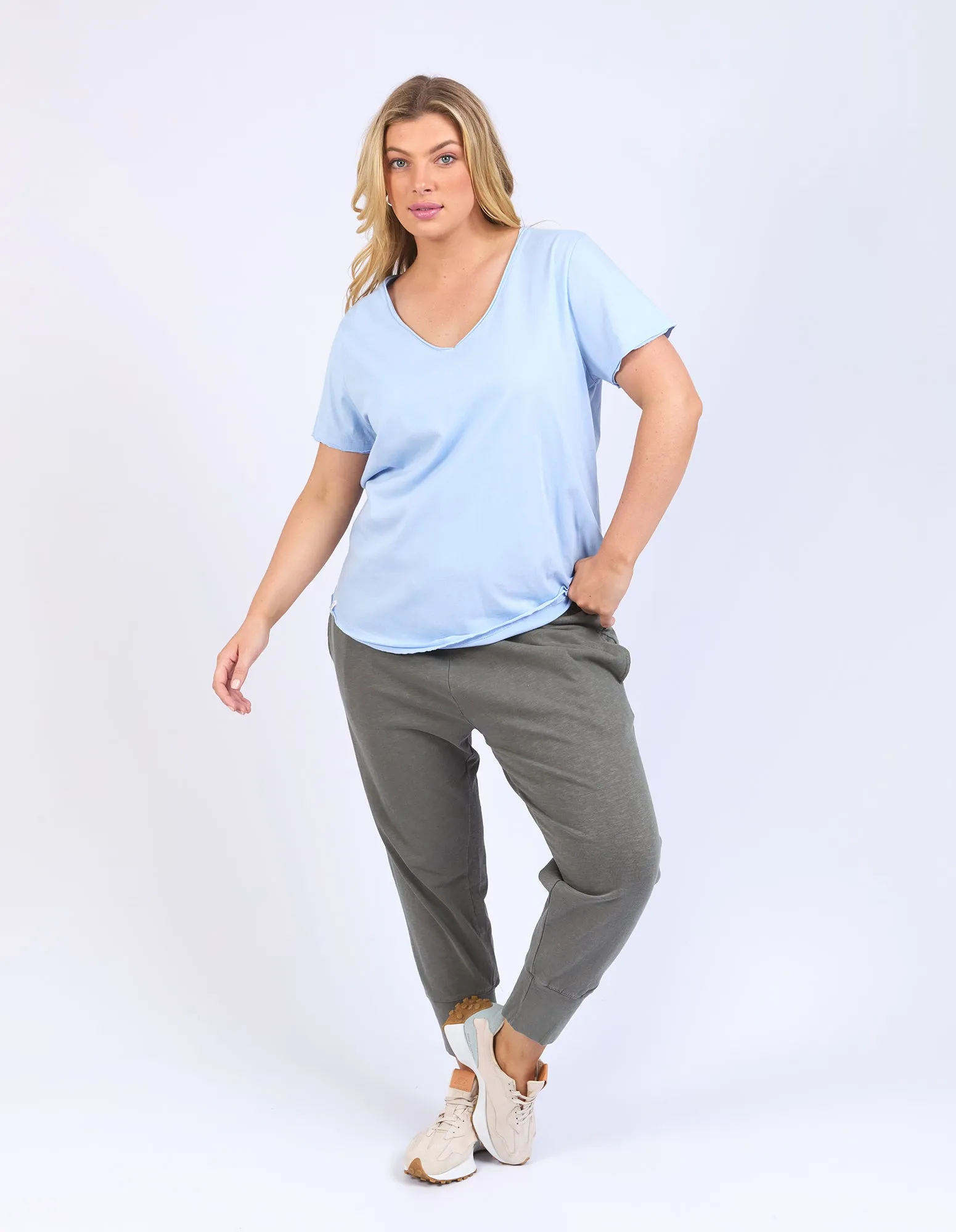 Pima V Tee - Dream Blue