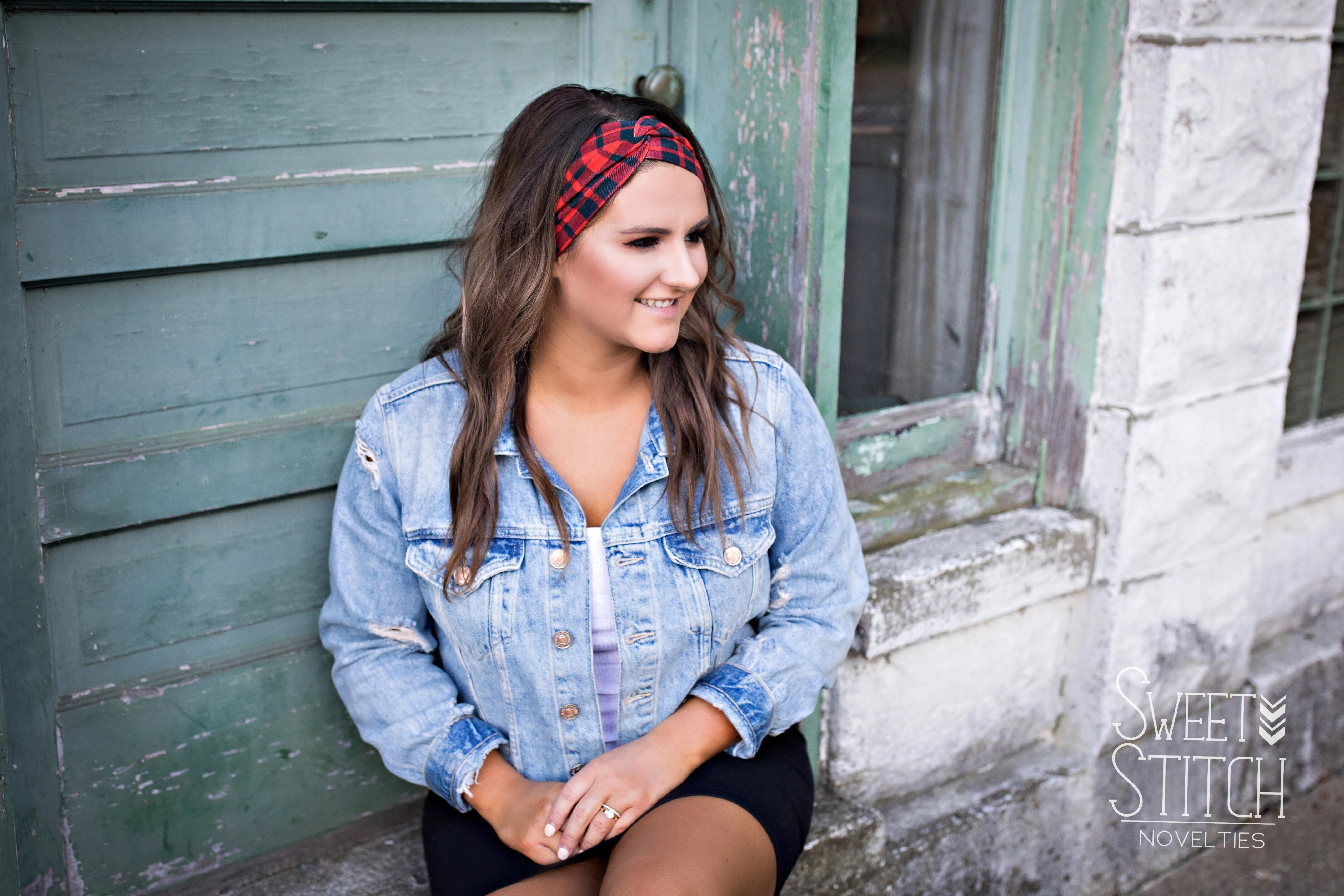 Pink Camping Headband-Twist or Sport | Sweet Stitch Novelties