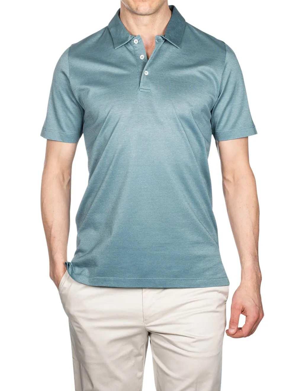 Pique Polo Shirt Sage