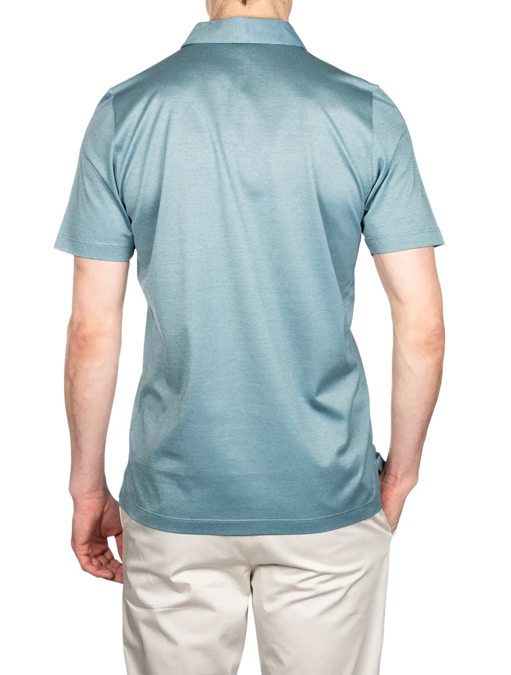 Pique Polo Shirt Sage
