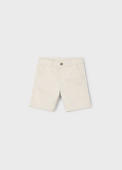 PRE-ORDER SS25 Mayoral Boys Smart Polo Top and Twill Chino Shorts Set