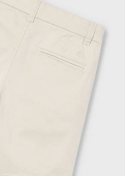 PRE-ORDER SS25 Mayoral Boys Smart Polo Top and Twill Chino Shorts Set