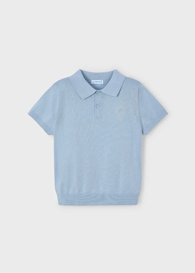 PRE-ORDER SS25 Mayoral Boys Smart Polo Top and Twill Chino Shorts Set