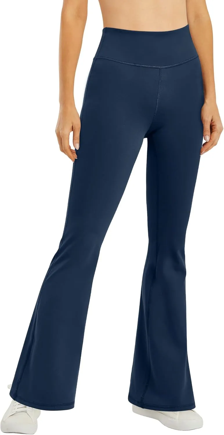 Promover Bootcut Yoga Pants for Women High Waist Dress Pants Flare Leggings 29" 31" 33" Workout Pant for Casual Work