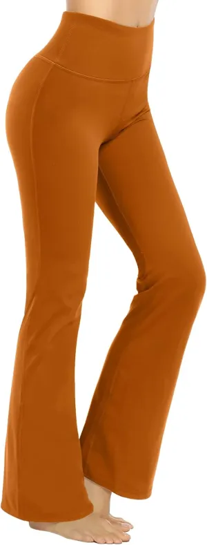 Promover Bootcut Yoga Pants for Women High Waist Dress Pants Flare Leggings 29" 31" 33" Workout Pant for Casual Work