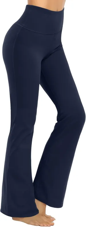Promover Bootcut Yoga Pants for Women High Waist Dress Pants Flare Leggings 29" 31" 33" Workout Pant for Casual Work