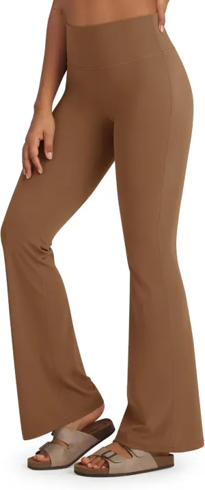 Promover Bootcut Yoga Pants for Women High Waist Dress Pants Flare Leggings 29" 31" 33" Workout Pant for Casual Work