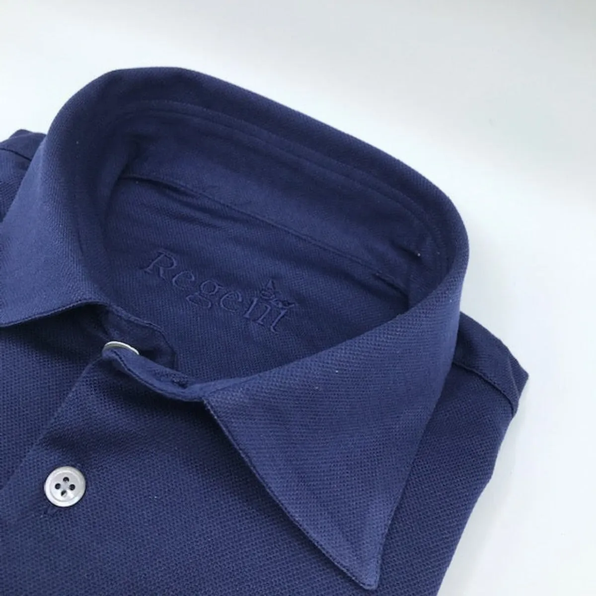 Regent - Polo Shirt - Short Sleeve - Italian Cotton - Navy Blue