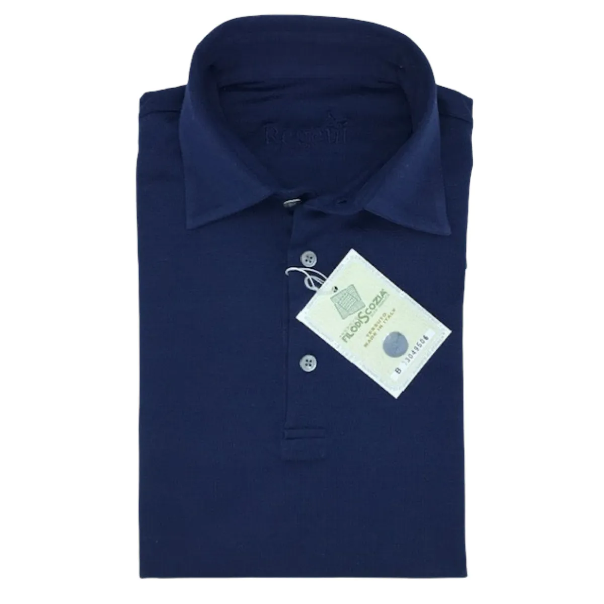 Regent - Polo Shirt - Short Sleeve - Italian Cotton - Navy Blue