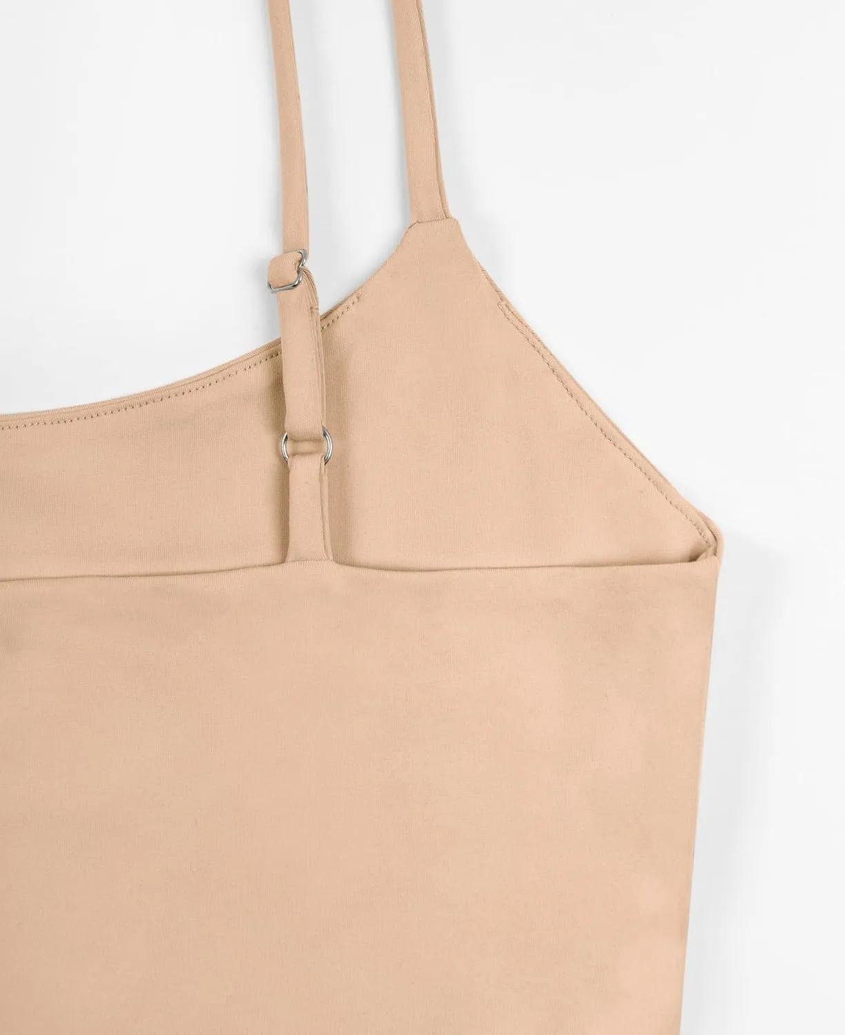 REORIA Women's Sexy Adjustable Spaghetti Strap Double Lined Seamless Camisole Tank Yoga Basic Crop Tops