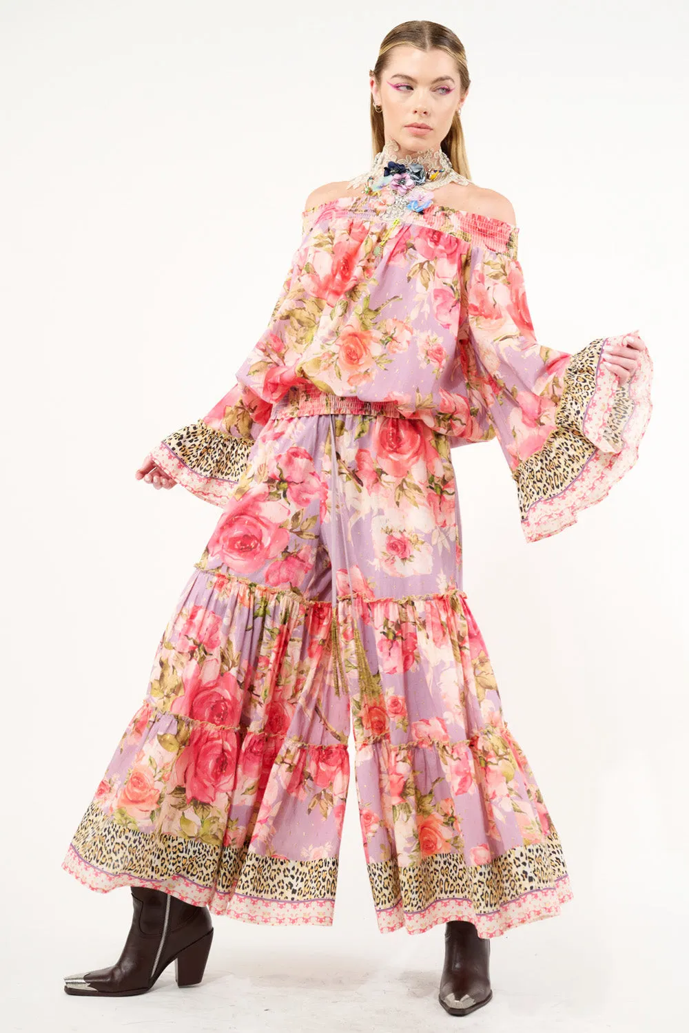 Rosaline Pants - Lavender Mix