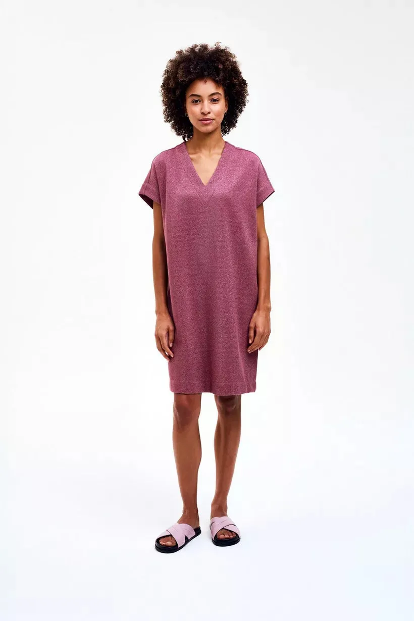 Saba Dress Donkerroze
